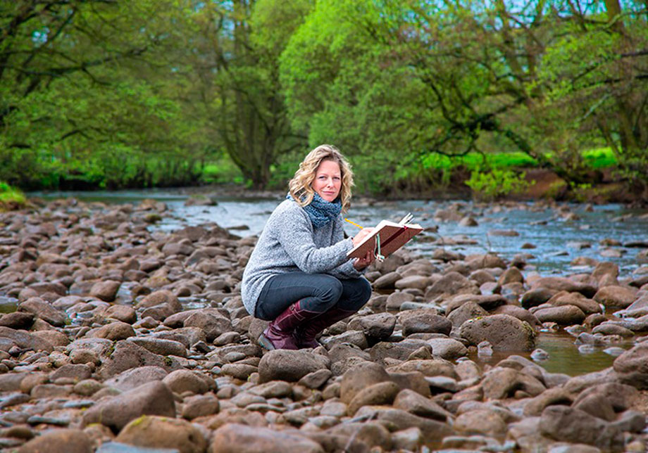Sarah by river